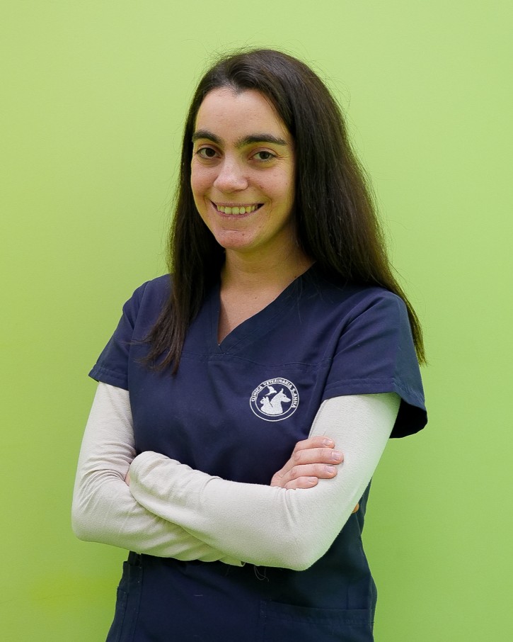 La Dott.ssa Emy Procaccini medico veterinario della clinica veterinaria Sant'Anna