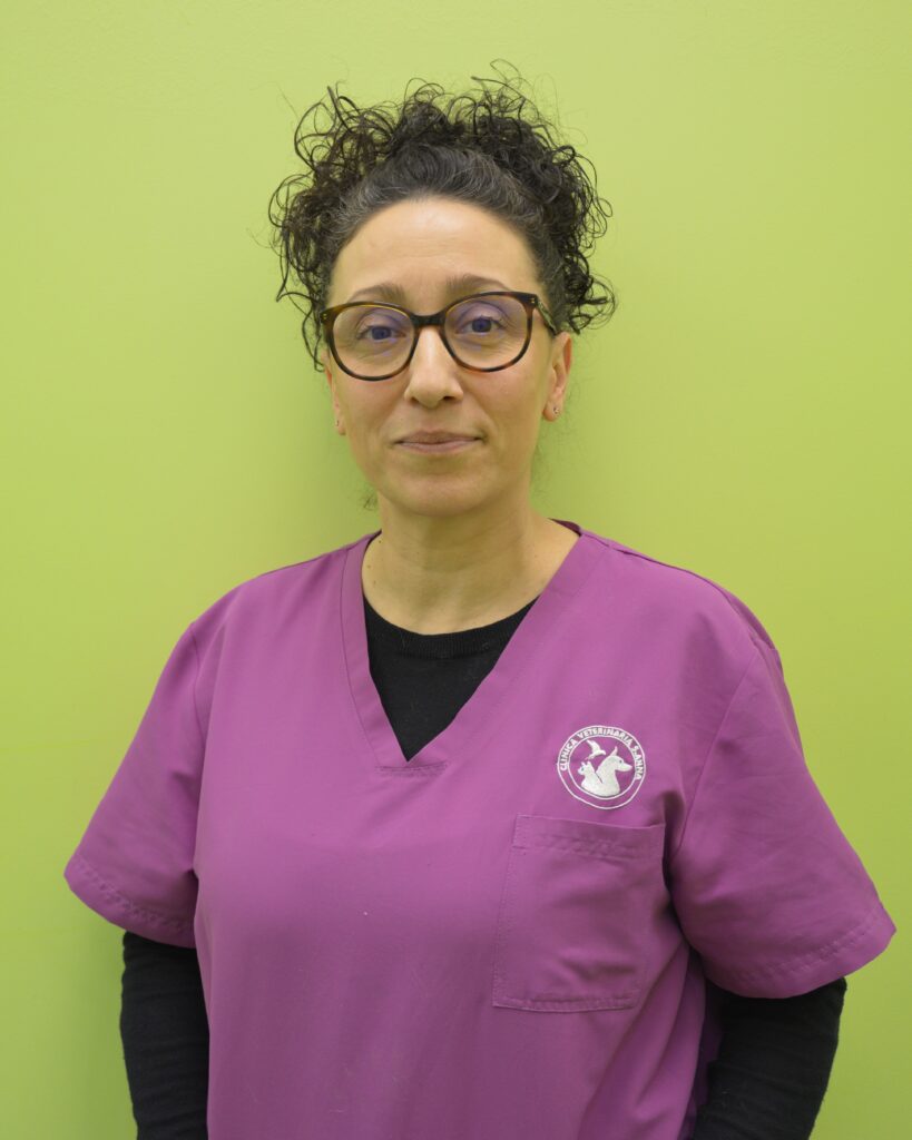 Giorgia Cegna front e back office manager della clinica veterinaria Sant'Anna