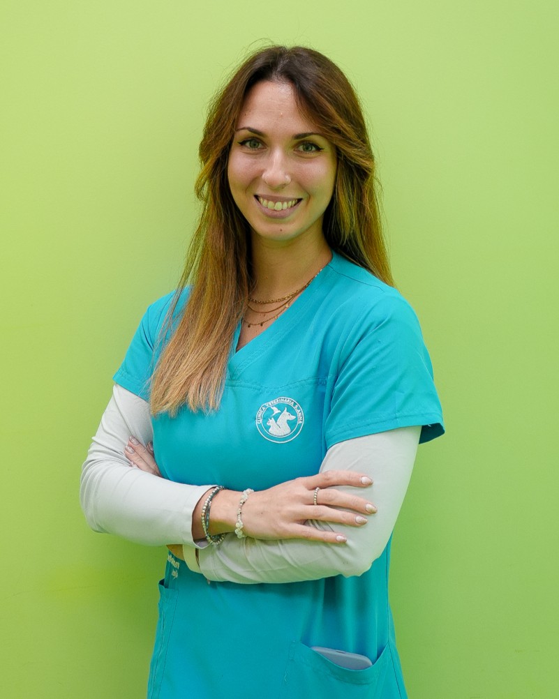 Lisa Caporali, tecnico veterinario della clinica veterinaria Sant'Anna